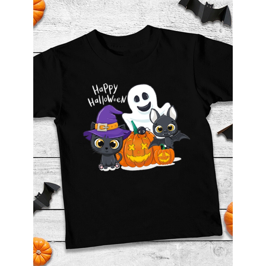 (จัดส่งตลอด 24 ชั่วโมง）Angle Official Halloween T-shirt