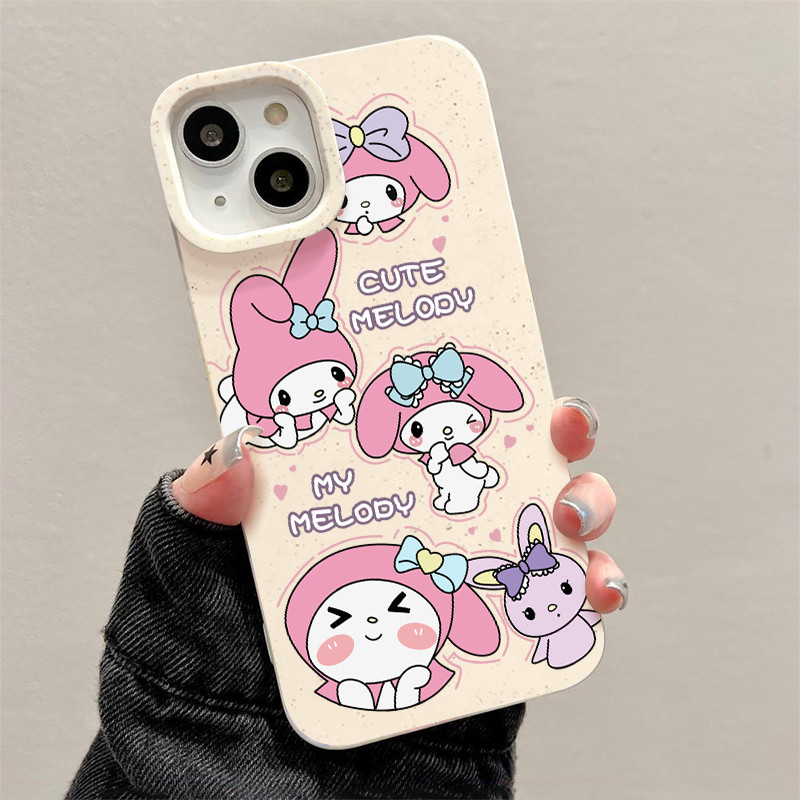 POPPA เคสโทรศัพท์อะนิเมะการ์ตูน น่ารัก ไอโฟน11 16 For iPhone12 13 14 15Pro MAX XS XR XS 6 7 8Plus เคสโทรศัพท