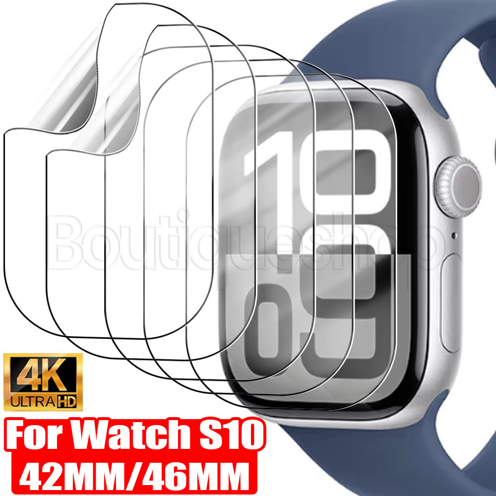 [ แนะนํา ] ฟิล์มไฮโดรเจลนาฬิกา - สําหรับนาฬิกา S10 42MM/46MM - ฟิล์มป้องกันความคุ้มครองเต็มรูปแบบ - ฟิล์มกันรอยหน้าจอแบบใส HD - ฟิล์มนุ่มป้องกันรอยขีดข่วน - อุปกรณ์เสริมสมาร์ทวอทช์