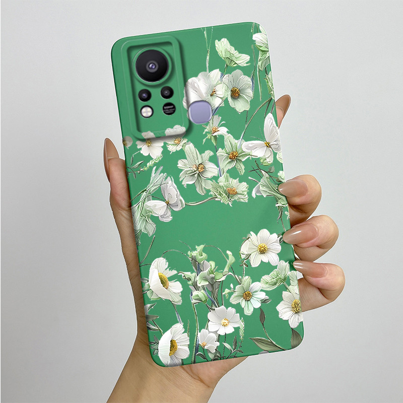 สําหรับ Infinix Hot 11S X6812 กรณีผีเสื้อน่ารักรูปแบบซิลิโคน TPU นุ่มปกหลัง Hot11s เคสโทรศัพท์หวานทาสีกันชนกันกระแทก - รูปที่ 4