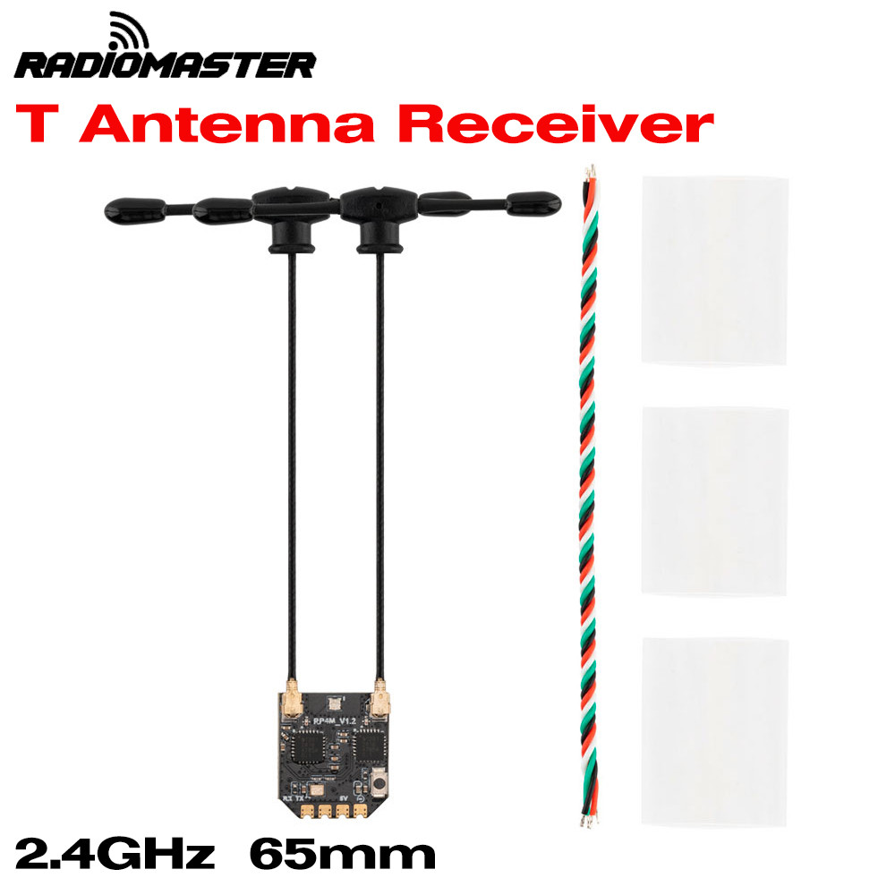 Radiomaster RP4TD ExpressLRS 2.4GHz Diversity Receiver 2.4GHz 65mm รองรับ Wifi อัพเกรดสําหรับ FPV RC T เสาอากาศรุ่นเครื่องบิน Transmitte อุปกรณ์เสริม