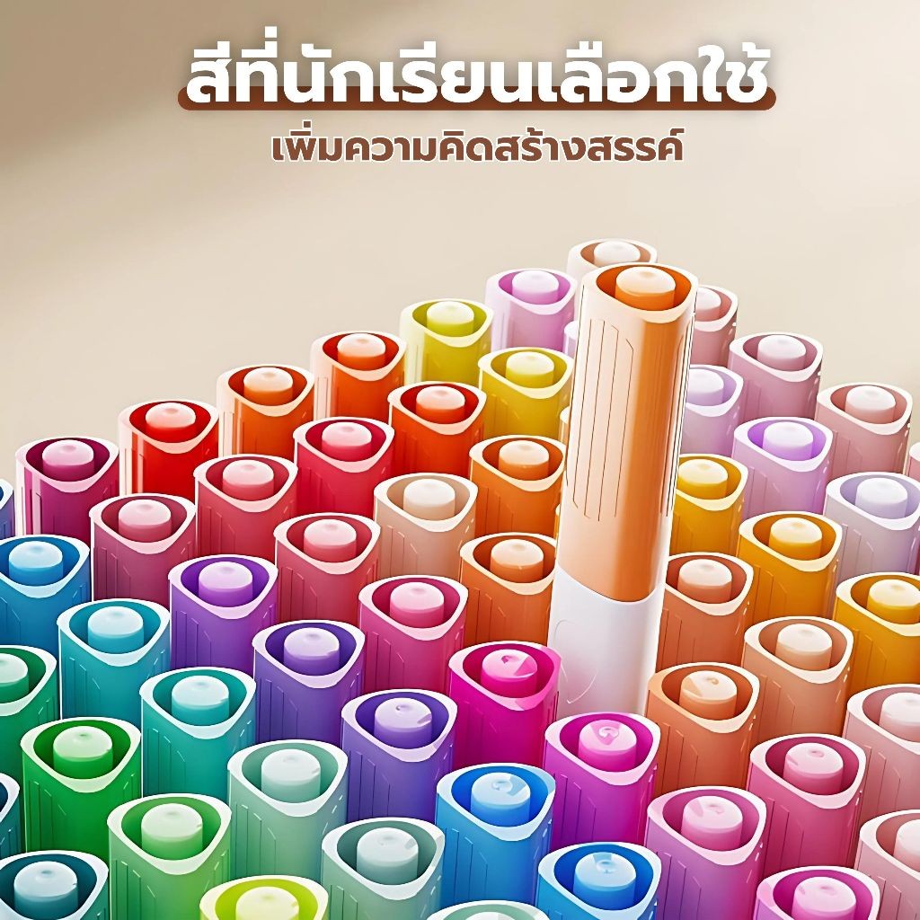 ปากกาอะคริลิค Acrylic marker pen กันน้ำ เขียนได้ทุกพื้นผิว ปากกาเขียนแก้ว /พลาสติก/ไม้/เหล็ก/กระจก/ผ้า ราคา ถูกที่สุด ดีลบีเคเค แกลเลอรีภาพที่ 2