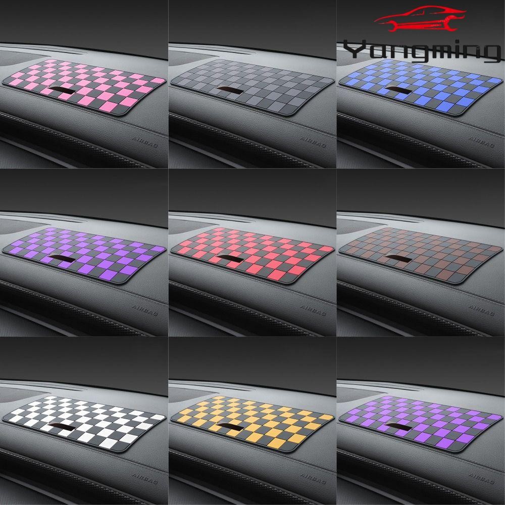 หยางหมิง แผ่นรองแดชบอร์ดสไตล์, แผ่นกันลื่นในรถกันลื่น พีวีซี, การตกแต่งภายในรถยนต์แบบเรียบง่าย, แผ่นรองโทรศัพท์มือถือในรถอเนกประสง