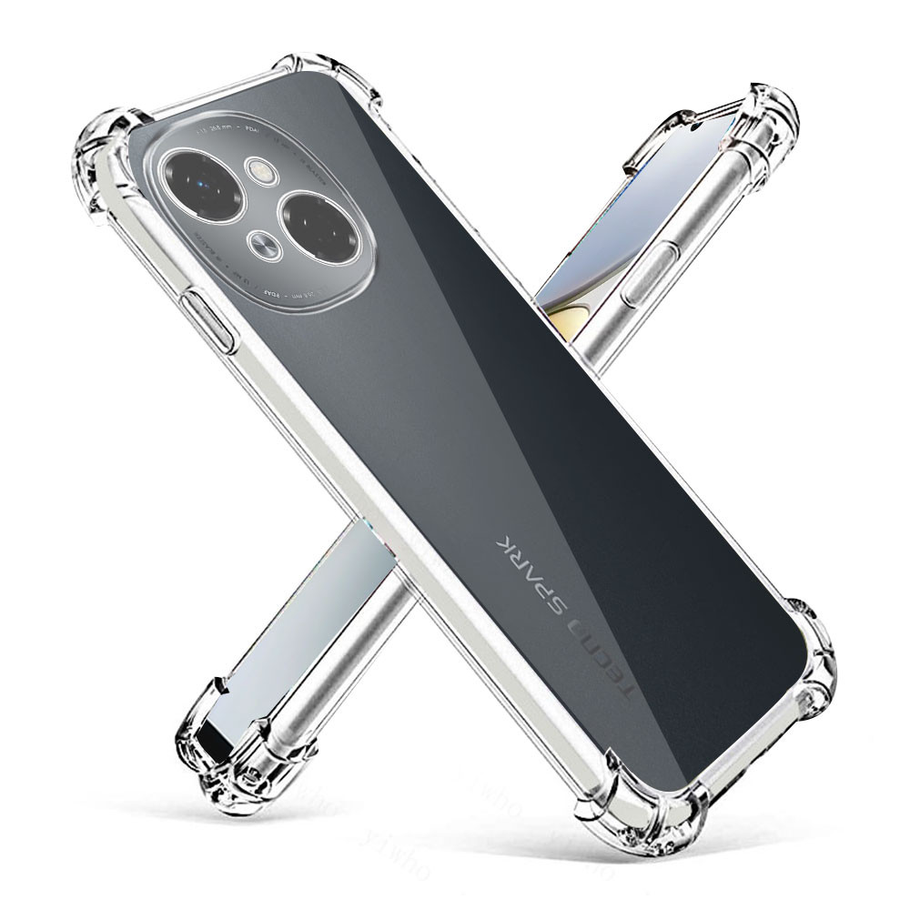 สําหรับ Tecno Spark Go 1 / Go 2025 / Pop9 กรณีซิลิโคนใสเคสโทรศัพท์สําหรับ Techno Spark Go 1 2025 Pop