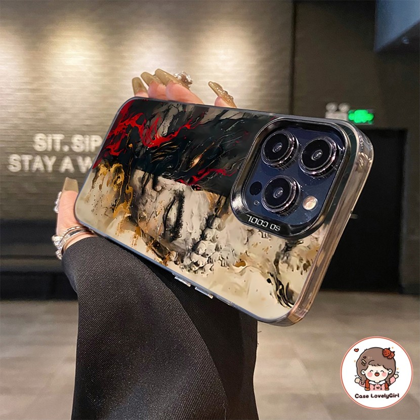 Trend brand Cool เคส IPhone 16 11 15 14 13 Pro Max XR 13 12 Pro 7 8Plus SE X Xs Max เข้ากันได้สำหรับ เคสไอโฟน เคสไอโฟน