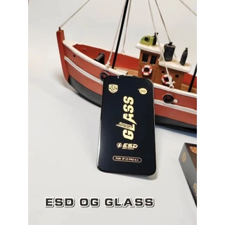 ฟิล์มกระจก เต็มจอ OG GLASS ESD ภาพชัด คุณภาพดี ติดเองได้ 1กล่อง 10แผ่น SAM/OPPO/IPHONE/VIVO/INFINIXI