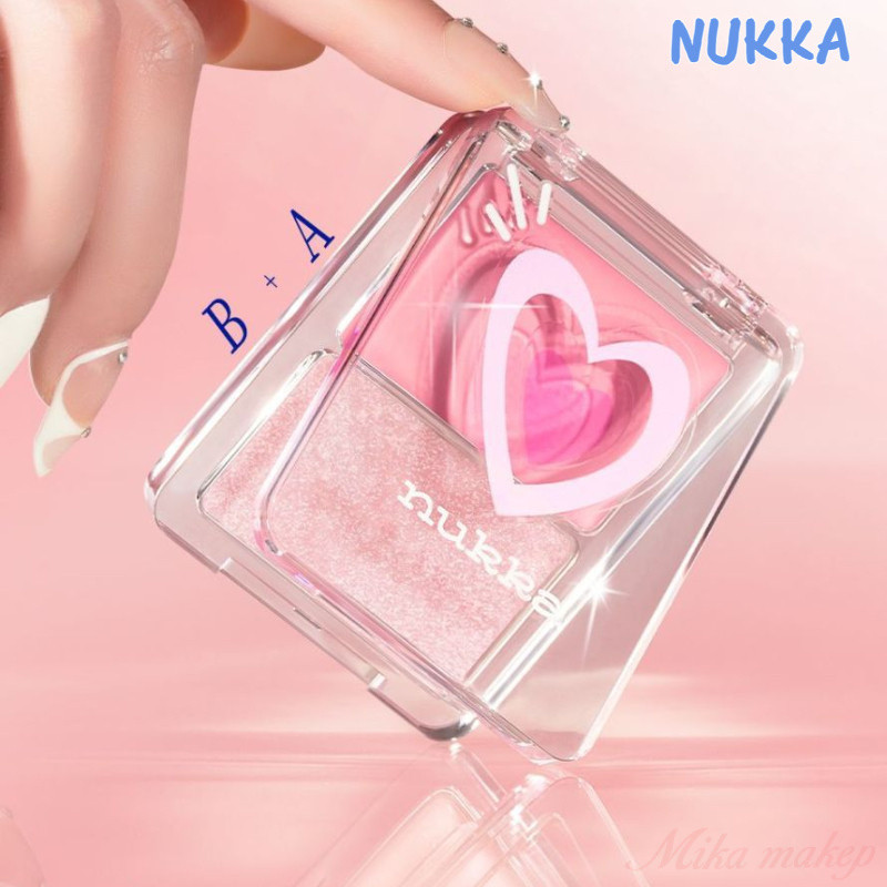 NUKKA บลัชออนสองสี ครีม และแป้ง สองเนื้อสัมผัส