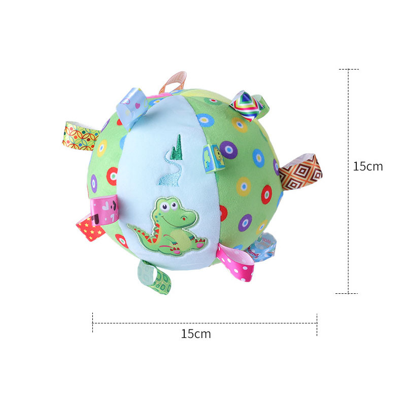 Oldlaiben ลูกบอลผ้า บอลชวนคลาน มีเสียงกรุ้งกริ้ง สีสันสดใส - รูปที่ 7