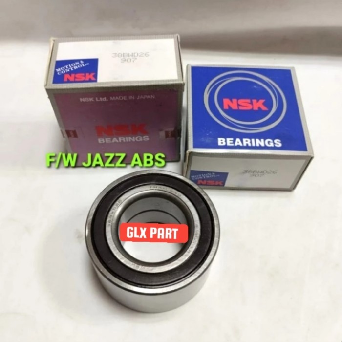 BEARING 38BWD26 NSK FRONT WHEEL BEARING JAZZ VTEC IDSI 38 BWD 26 ABS