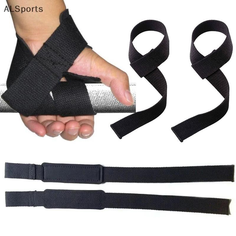 [ALSports] Gym Lifg Straps Weightlifg เข็มขัดถ่วงน้ําหนักข้อมือถุงมือเพาะกายสําหรับผู้หญิงผู้ชายฟิตเนส Crossfit Barbells Power Sport [th]