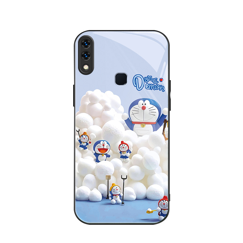 สําหรับ Vivo V11i/ Vivo Z3/ Vivo Z3i ลูกแมวสีน้ําเงิน บุคลิกภาพอินเทรนด์ เคสป้องกันโทรศัพท์ป้องกันกา