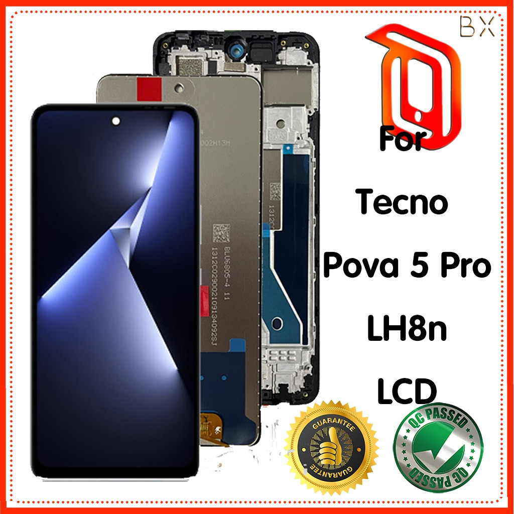 6.78 "นิ้วสําหรับ Tecno Pova 5 Pro 5Pro LH8n LCD Pova5 Pro จอแสดงผลหน้าจอสัมผัส Digitizer Assembly เ