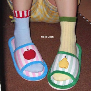 Xixitiao รองเท้าในร่มผู้หญิงน่ารักแฟชั่นดูดซับเหงื่อระบายอาก…