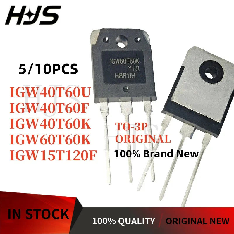 1-5PCS IGW40T60K IGW60T60K IGW40T60U IGW40T60F IGW15T120F TO-3P Field-effect ทรานซิสเตอร์