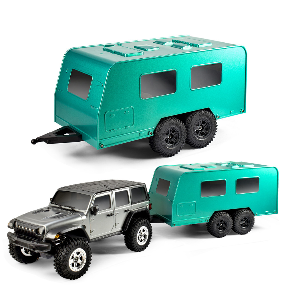 จําลอง RV Trailer สันทนาการรุ่นรถสําหรับ 1/16 1/18 RC รูปที่ 5