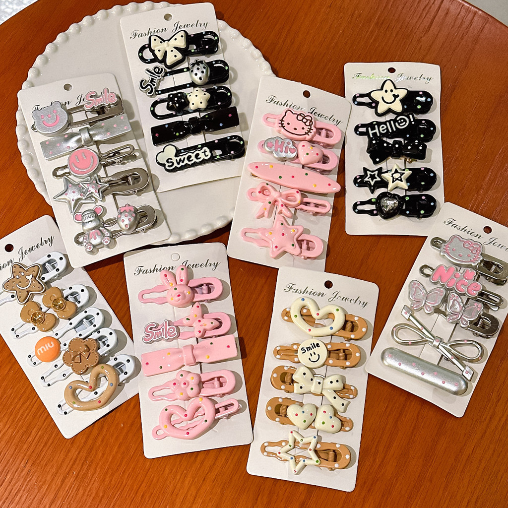 โดปามีน คลิปผมแบบการ์ตูนน่ารัก พร้อมใบเรียกเก็บเงินเป็ด สไตล์หวานๆ