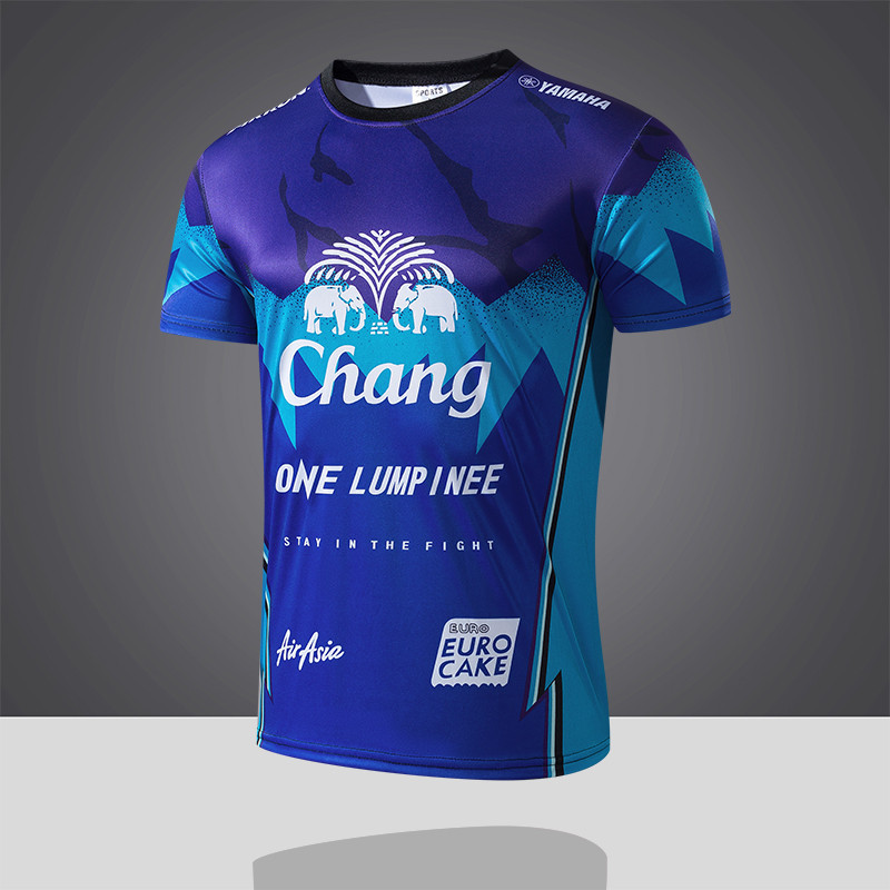 เสื้อยืดแขนสั้น เบาสบายระบายอากาศ คอกลม เสื้อ Logoช้าง
