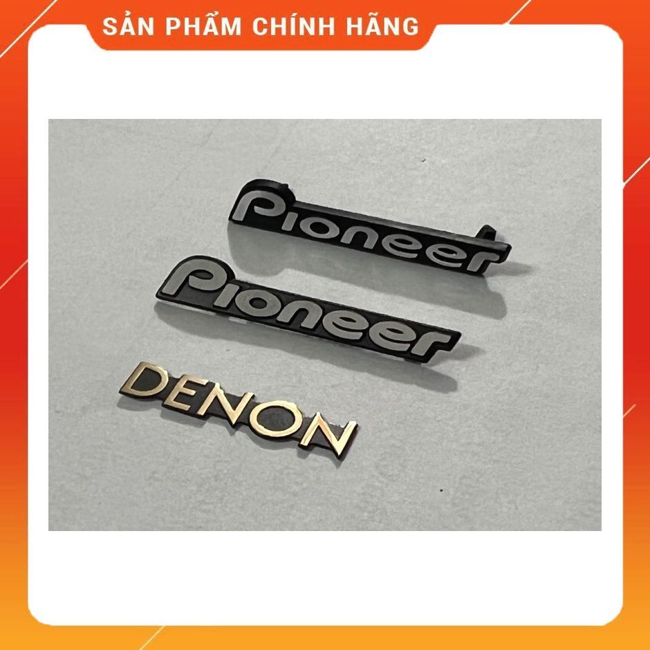 [ 2 ชิ้น ] DENON LOGO - PIONEER, AMPLI LOGO, SPEAKER LOGO