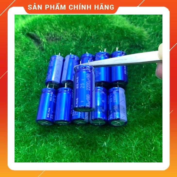 ELNA RE3 CAPACITOR 25V 2200UF, 25V2200UF, 2200UF25V, 2200UF 25V (12.5x26x5mm )