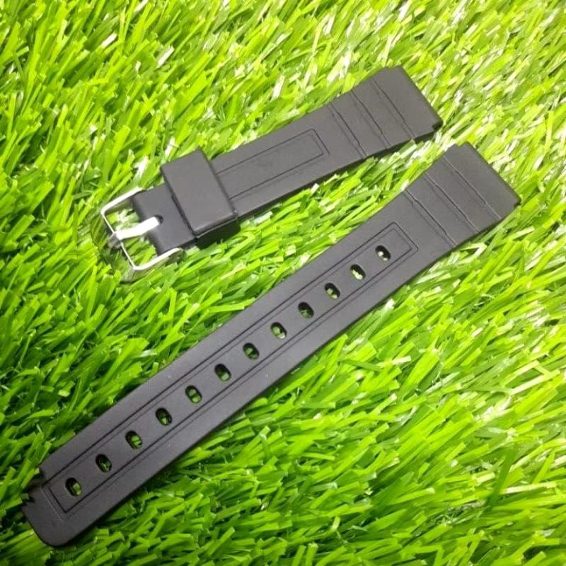 Casio 217 W-217H F-91H F91 สายนาฬิกาสีดํา