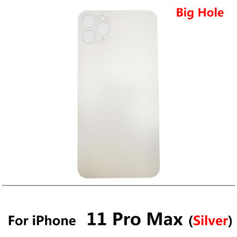1 ชิ้นเปลี่ยน Big Hole กระจกด้านหลังสําหรับ Phone 11 Pro Max ฝาครอบแบตเตอรี่ด้านหลัง - รูปที่ 5