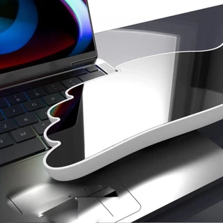PIXELHIVEGA แผ่นรองเมาส์ตามหลักสรีรศาสตร์, ที่วางข้อมือ Wing Design Mouse แผ่นพยุงข้อมือ, ทนทานช้า Rebound Soft PU ฐานกันลื่นคีย์บอร์ดรองมือ