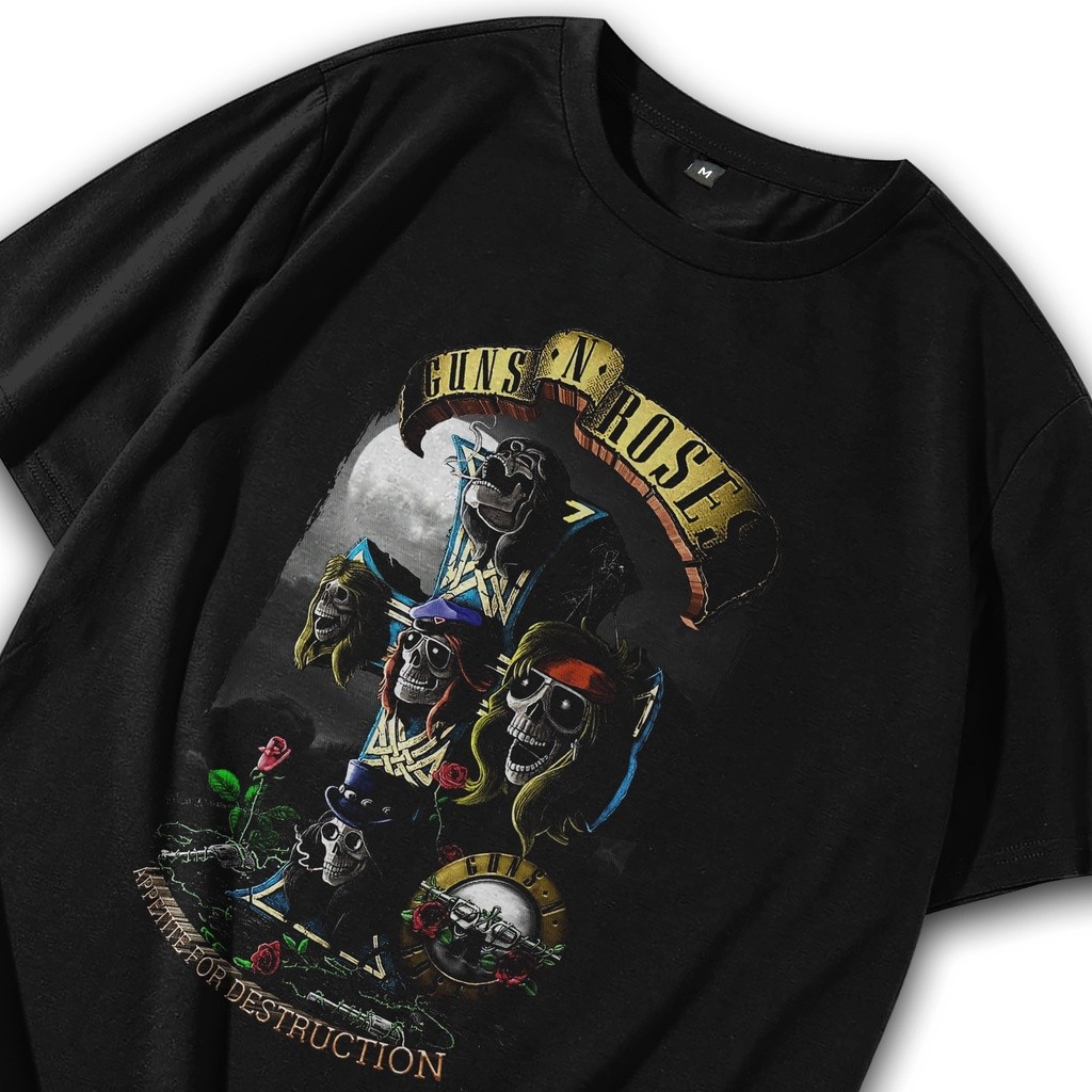 เสื้อยืดวง Guns N Roses 3D