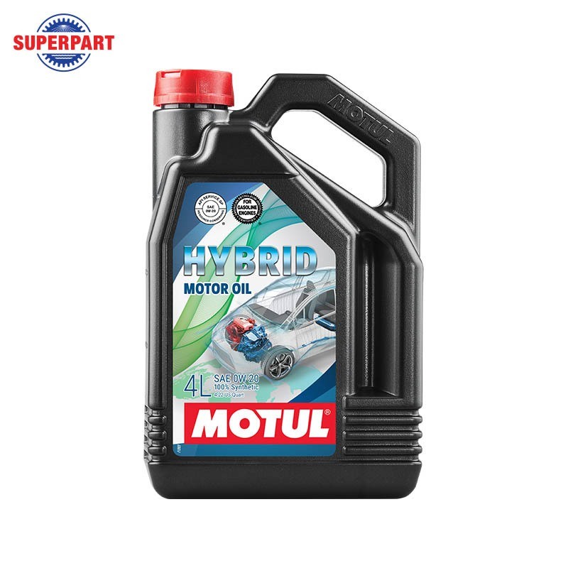 motul โมตุล น้ำมันเครื่อง HYBRID VEHICLE(0W20)4L- (110947)