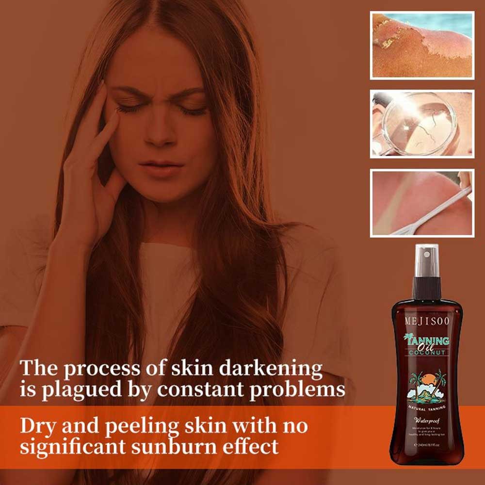 HAWAIIAN Tropic Dark Tanning Oil 240ml. Hawaii Ian Tropical Sunbathing