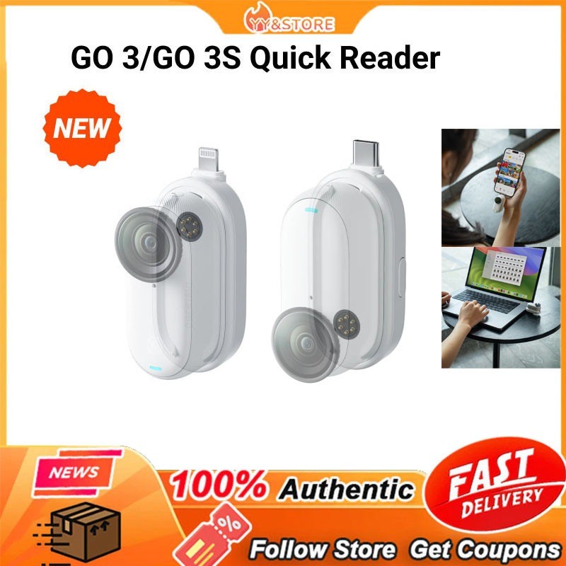 【Original New】Insta360 GO 3/GO 3S Quick Reader for GO 3/GO 3S camera accessories