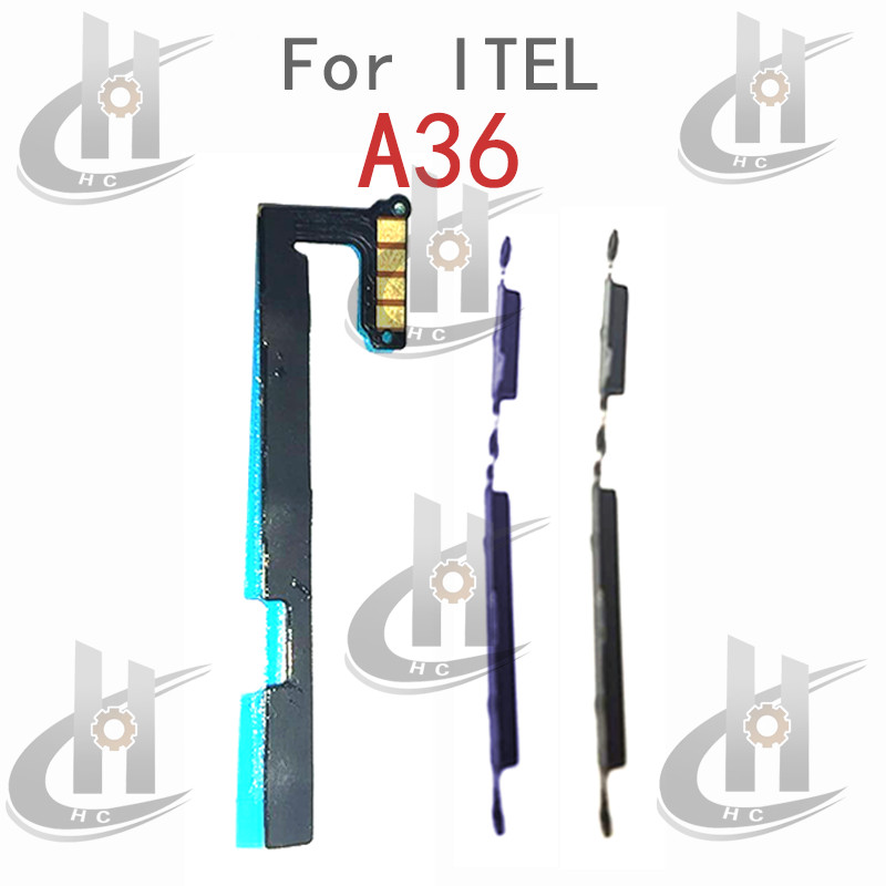 สําหรับ ITEL A36 สายเคเบิลปรับระดับเสียงขึ้นลง ปุ่มปิดด้านข้าง อะไหล่ทดแทน