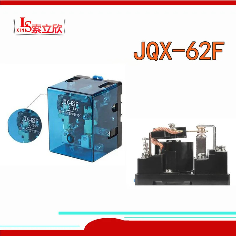1PCS รีเลย์ใหม่ JQX-62F 1Z DC12V DC24V ACC220V 80A JQX 62F 1Z JQX-62F หนึ่งในปิด