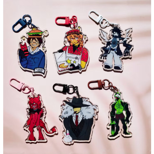 พวงกุญแจ Pre Forsaken พวงกุญแจอะคริลิค | 1x1x1x1,Two Time,Elliot,007n7,C00lokid,Mafioso