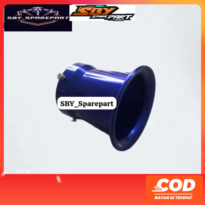 VELOCTY CARBON FUNNEL/THROOTLE BODY MATIC PE28/ PWK 26 LENGTH 7CM