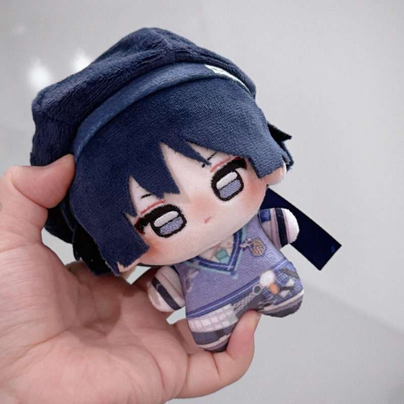Genshin Impact Wanderer Plush 10 ซม.ตุ๊กตาผ้าฝ้าย Scaramouche พร้อมหมวกของเล่นวันเกิด