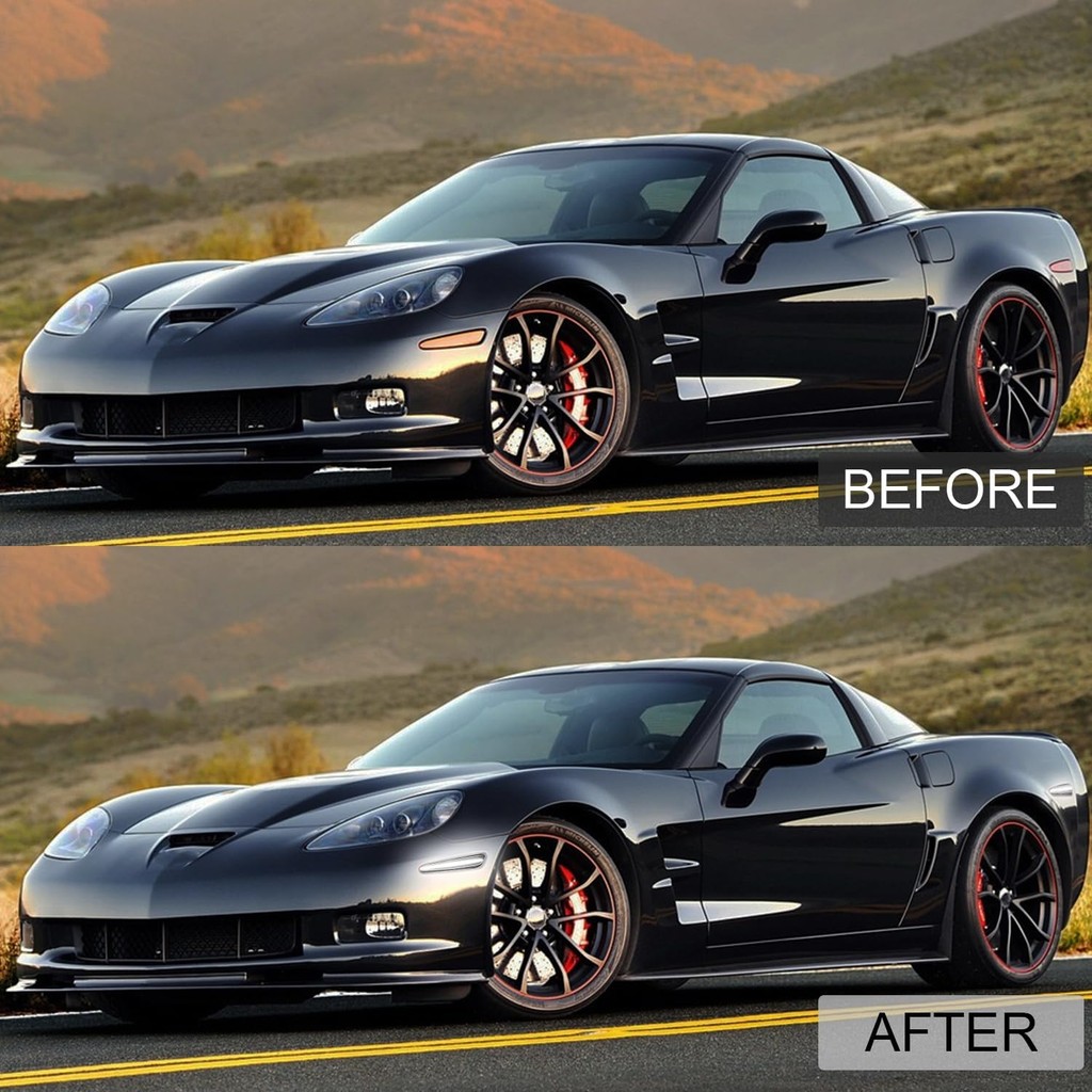 ROCCS C6 Corvette ไฟเลี้ยวด้านข้างใช้งานร่วมกับ Chevy Corvette C6 Z06 ZR1 2005-2013 ด้านหน้าด้านหลัง