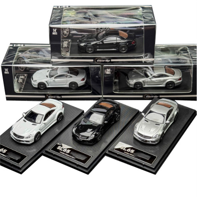 Gear Up Models/GUM 1:64 SL65 Black Series SL class 5 R230 2008 6.0L V12 limited999 รถโมเดลDiecast