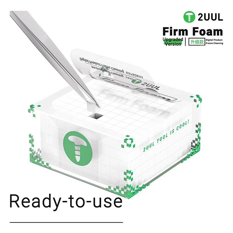 2UUL SC07 Firm Foam High-Density ฟองน้ําทําความสะอาด 500 ชิ้น/กล่องสําหรับโทรศัพท์กล้องชิป Bezel PCB เมนบอร์ดซ่อมฟองน้ํา