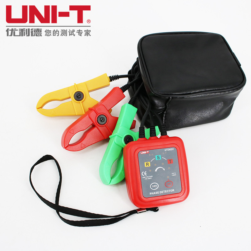 Universal ที่ไม่ซ้ํากัน Non-Contact Phase Detector UT262A สามPhase AC เฟสเครื่องตรวจจับลําดับเฟสเมตร