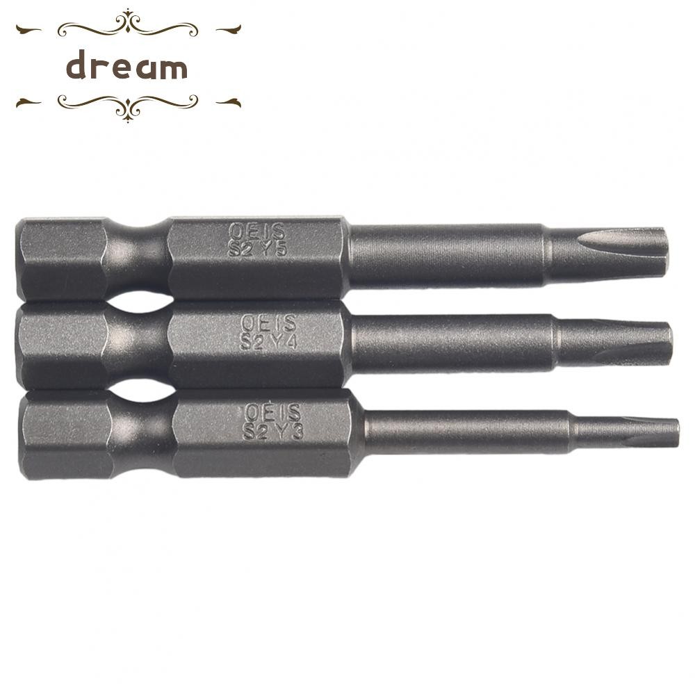 ไขควง 1/4 นิ้ว Y3 Y4 Y5 ทนทานสําหรับเครื่องมือเจาะ Hex Shank Home