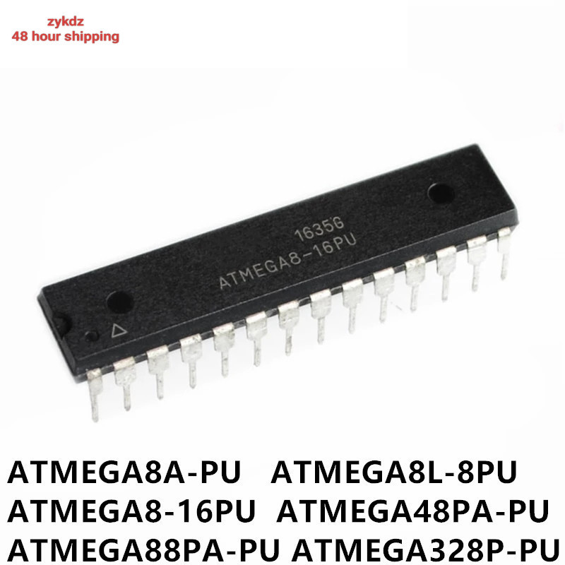 สินค้าใหม่1ชิ้น/ล็อต ATMEGA8A-PU ATMEGA8L-8PU ATMEGA8-16PU ATMEGA48PA-PU ATMEGA88PA-PU AT328P-PU AT1