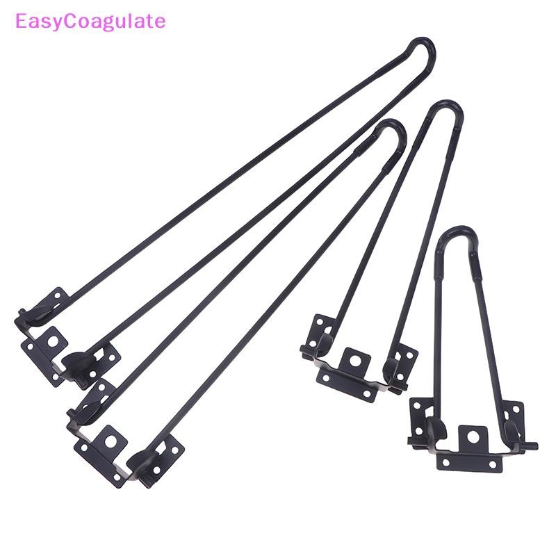 Eas 1 ชิ้นขาโต๊ะโลหะพับสนับสนุนเฟอร์นิเจอร์ขา DIY Home Bench โต๊ะรับประทานอาหาร End โต๊ะกาแฟฟุตอุปกรณ์เสริม Ate