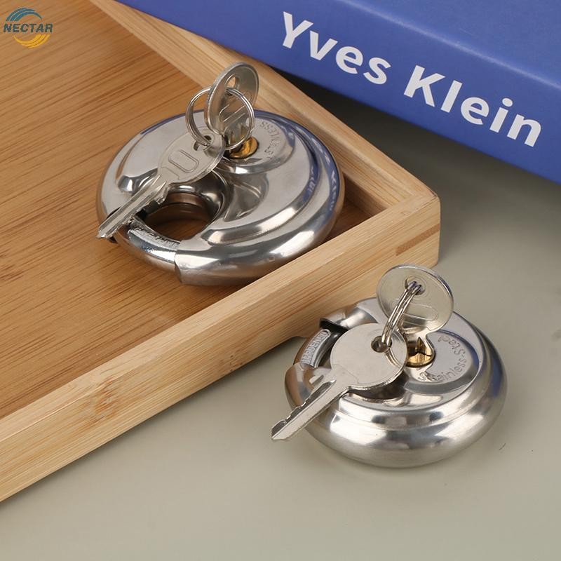 TAR 1PCS 60/70MM Cool Duty สแตนเลสรอบ Disc Storage Pad ล็อคกุญแจสนิมและกันน้ํา N