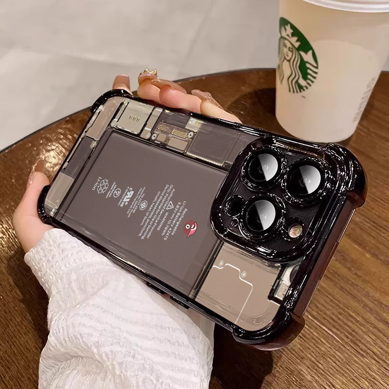 3 In1 แผงวงจรสําหรับRealme C11 C15 C17 C20 C30 C30S C31 C33 C35 C53 C55 เคสโทรศัพท์นุ่มAnti Fallป้อง