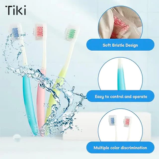 【การจัดส่งของประเทศไทย】soft แปรงสีฟันสําหรับคนจัดฟัน พร้อมที่ขัดซอกฟัน+ฝาครอบ ด้ามซิลิโคนกันลื่น(1ชิ้น/แพค)-tk