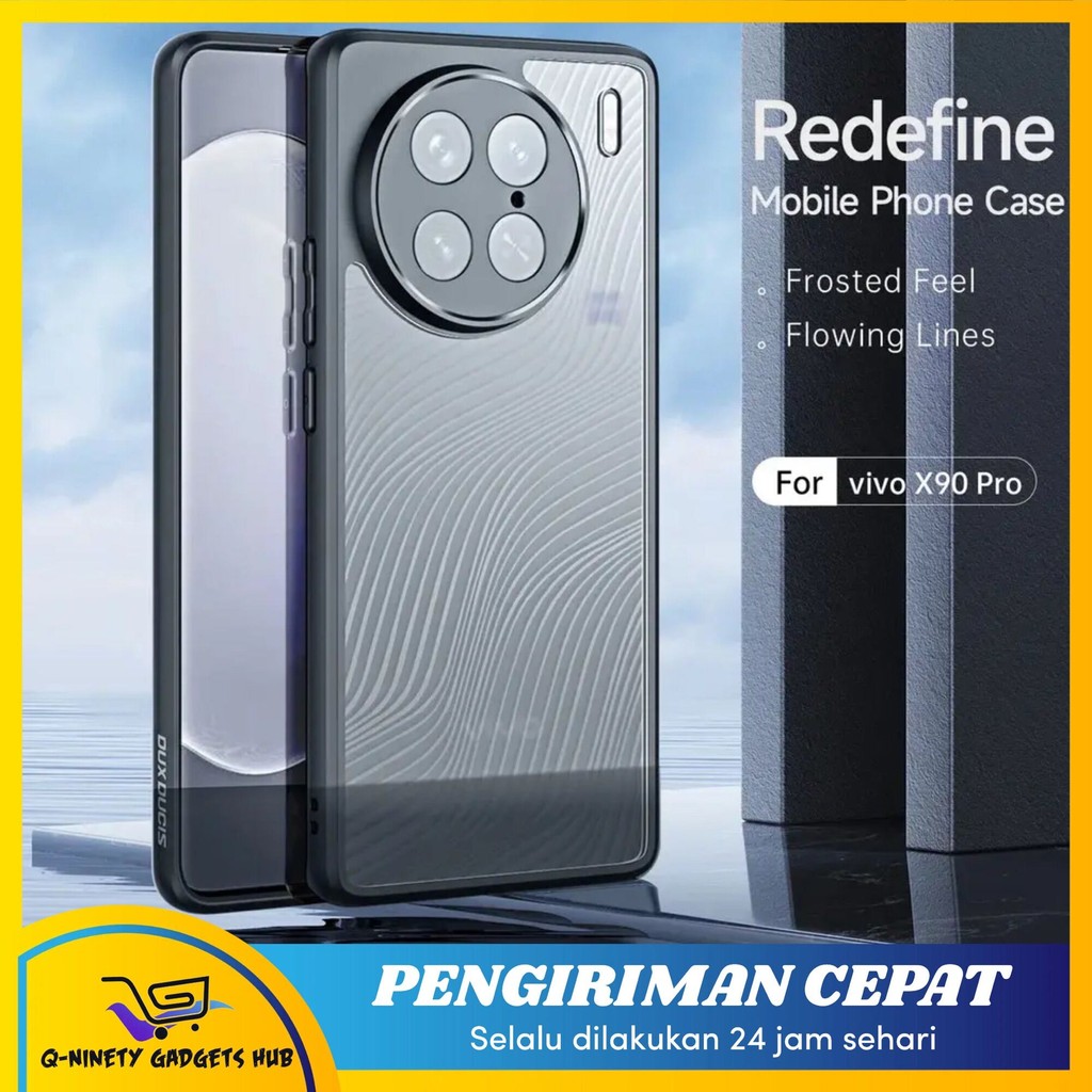 DUX DUCIS Crystal Clear Matte Transparent Protection Case สําหรับ Vivo X100 Pro / Vivo X100 / Vivo X