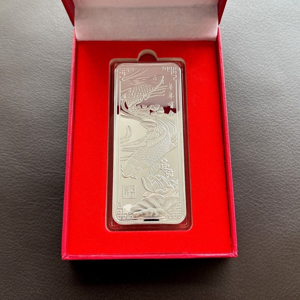 100g แท่งเงินประณีตแกะสลักการลงทุน Silver Bars100g Donkey Silver Bars100g Silver Red Red Red Red Red