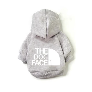 HuggyPets เสื้อผ้าสัตว์เลี้ยงเสื้อแจ็คเก็ตเนื้อผ้าฝ้ายแฟชั่นมีฮู้ดสไตล์ฝรั่งเศสสําหรับสุนัข