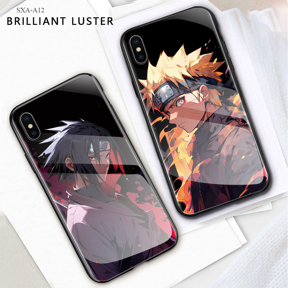 เคส For Samsung Galaxy A12 A71 A23 A03 A02 A02S A03S A50 A50S A51 A11 A10 A10S A13 A21S A30 A31 A20S A52 A73 4G 5G Glass
