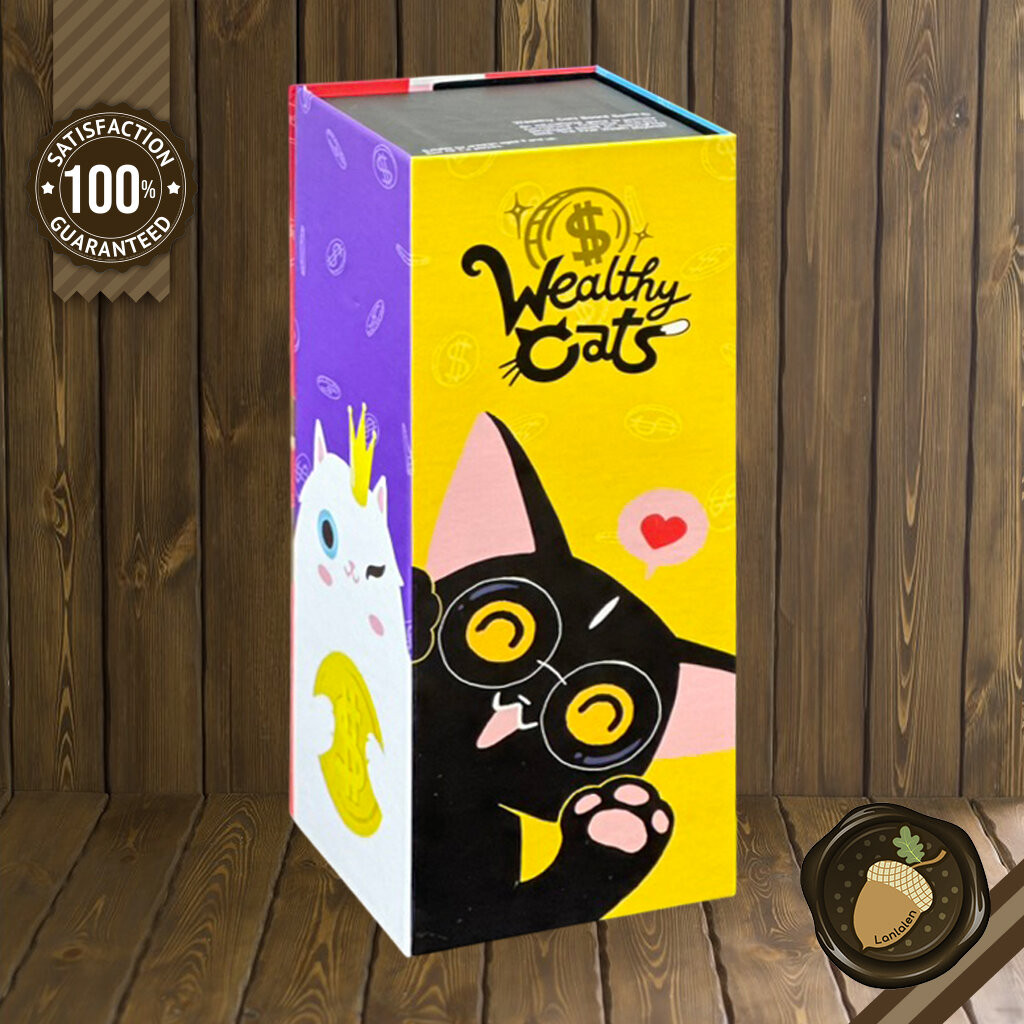 Wealthy Cats Board Game บอร์ดเกมการเงิน ฝีมือคนไทย